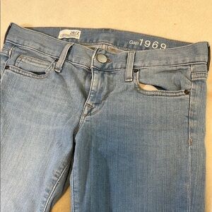 GAP Blue Ankle Cropped Jeans